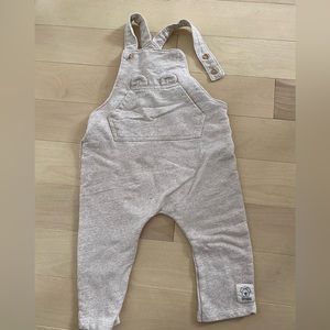 Cotton Offcorss Overalls with cute Bear Ear pocket, 18M